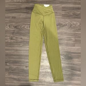 Offline By Aerie High-Waisted Crossover Leggings – Green, Size XS NWT